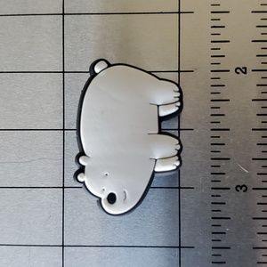 NEW! We Bare Bears Ice Bear Croc Shoe Charm